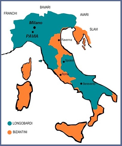 Cartina Longobardi