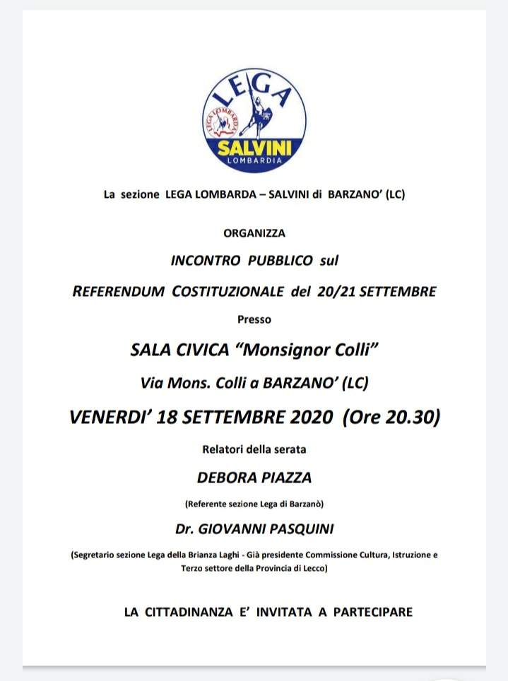 incontrobarzano180920